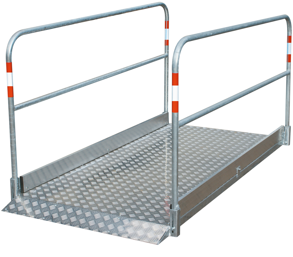 Grabenbrücke aus Stahl