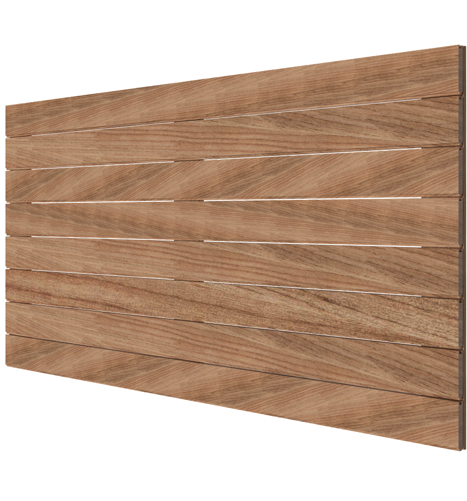 Holzbauzaun Ausgleichselement 1,00 x 2,00 m