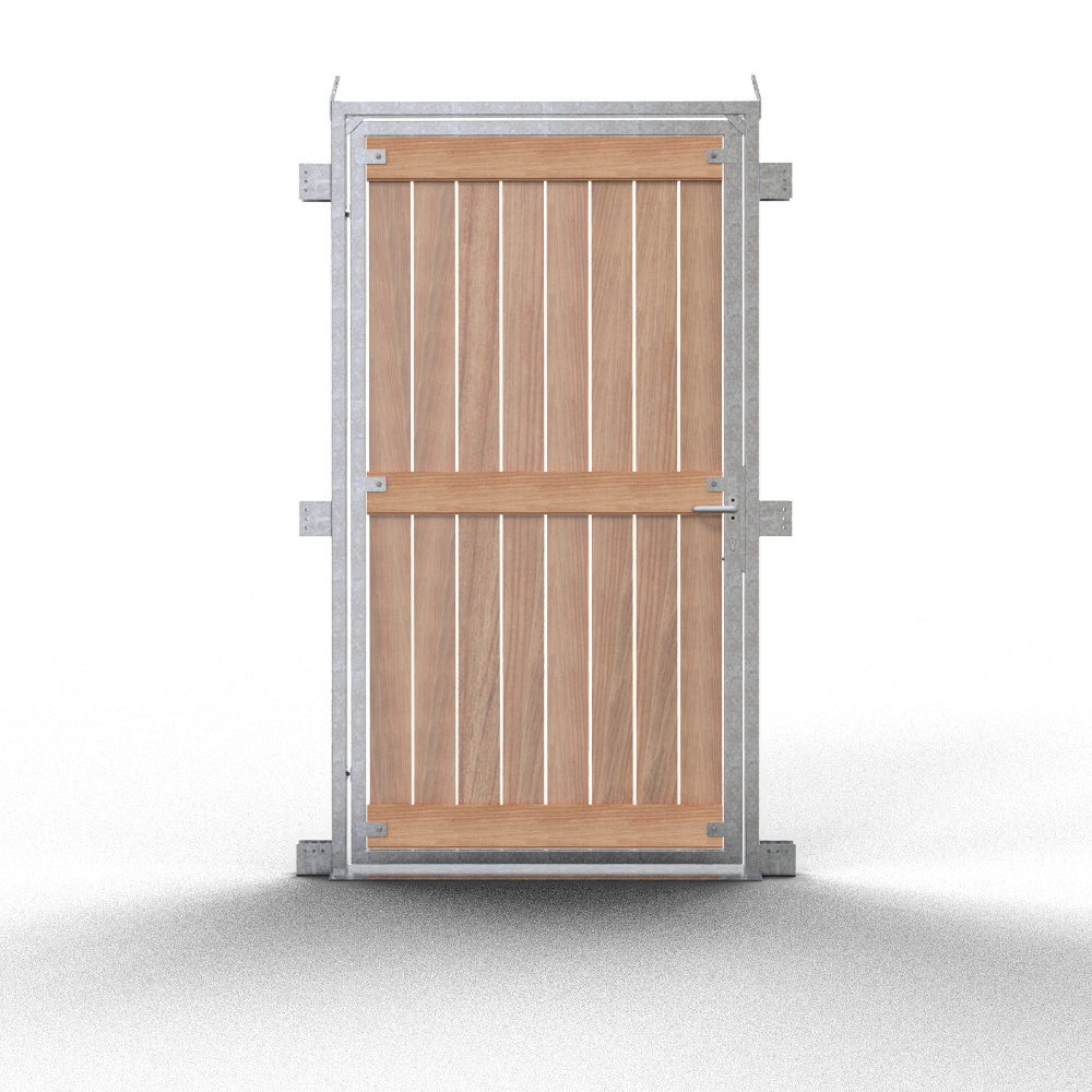 Holzbauzauntür mit Panikfunktion Typ E