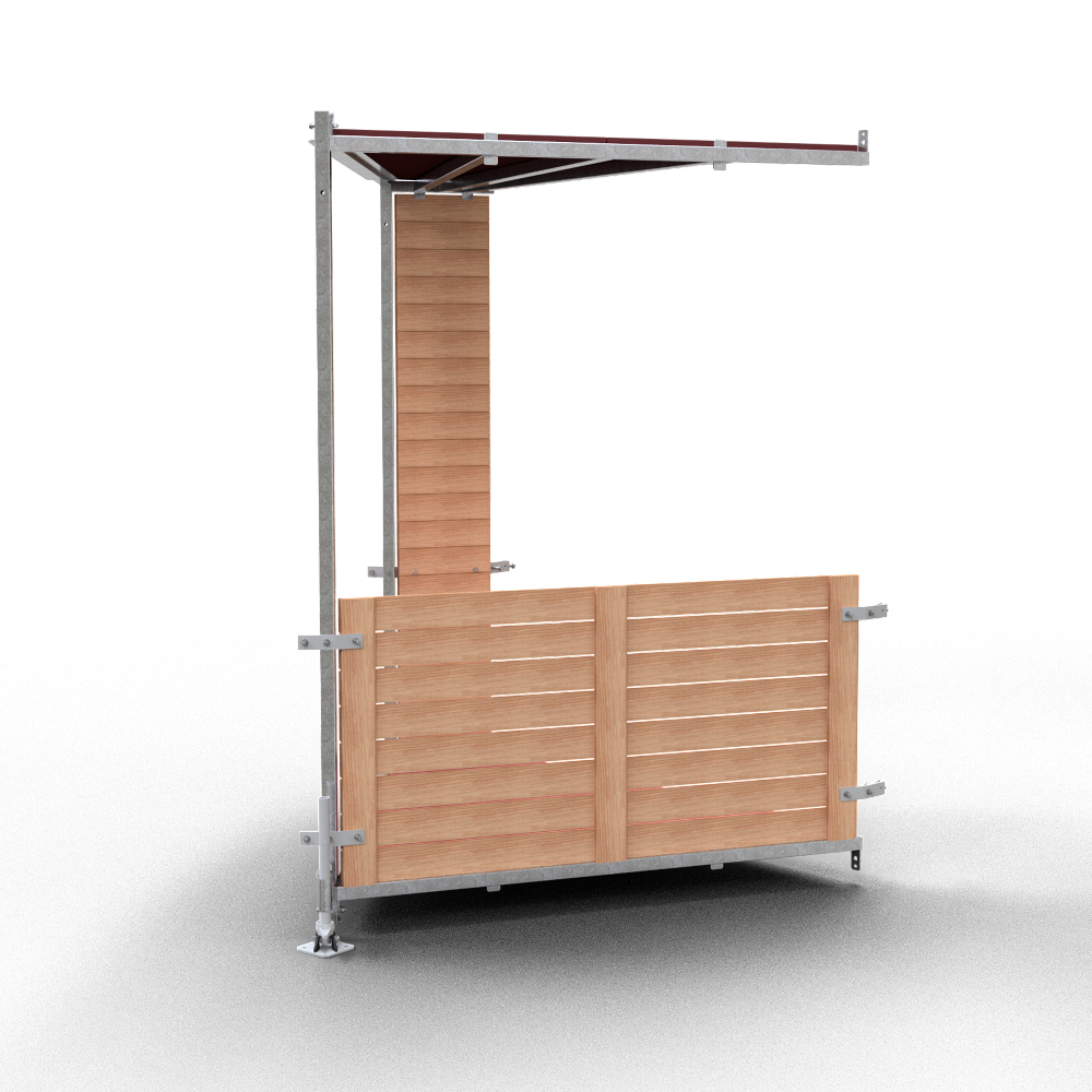 Fußgängertunnel Eckelement