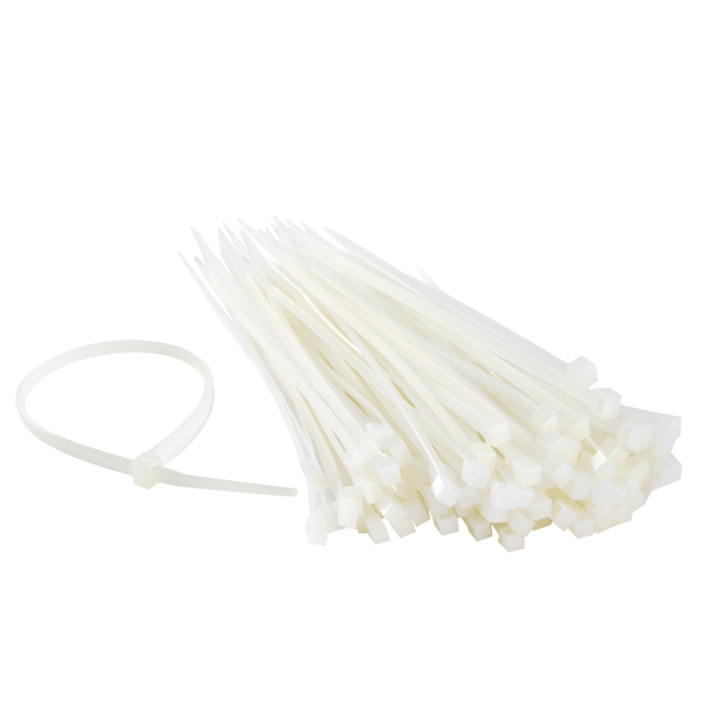 Kabelbinder Weiss 100Stk.