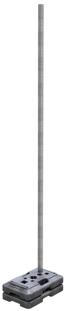 Schilderstange 3m 40 x 40 x 1,5 mm