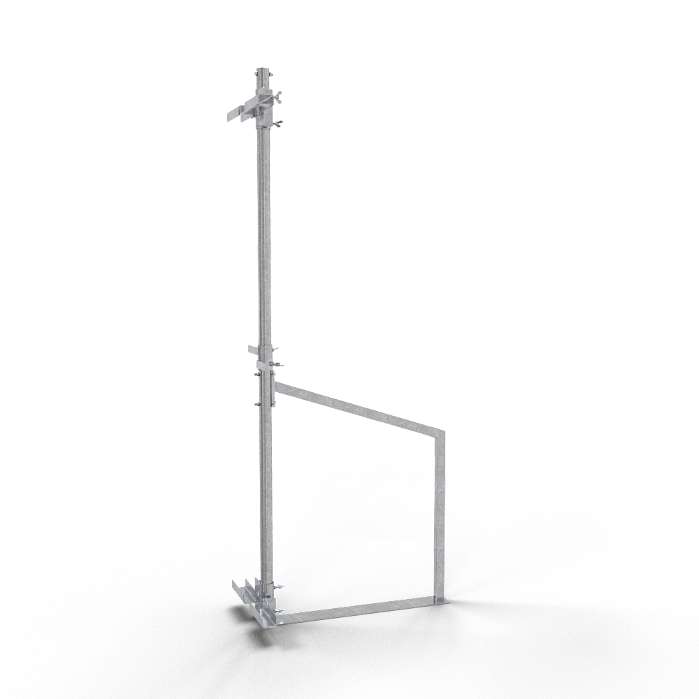 Holzbauzaunständer Verstellbar