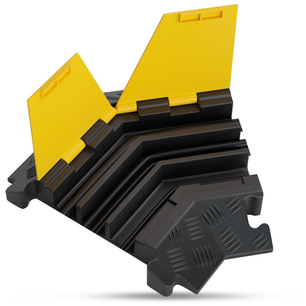 3 Kanal Kabelbrücke 45° Ecke