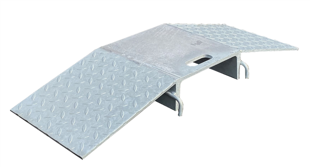 Schlauch- und Kabelbrücke Stahl Set