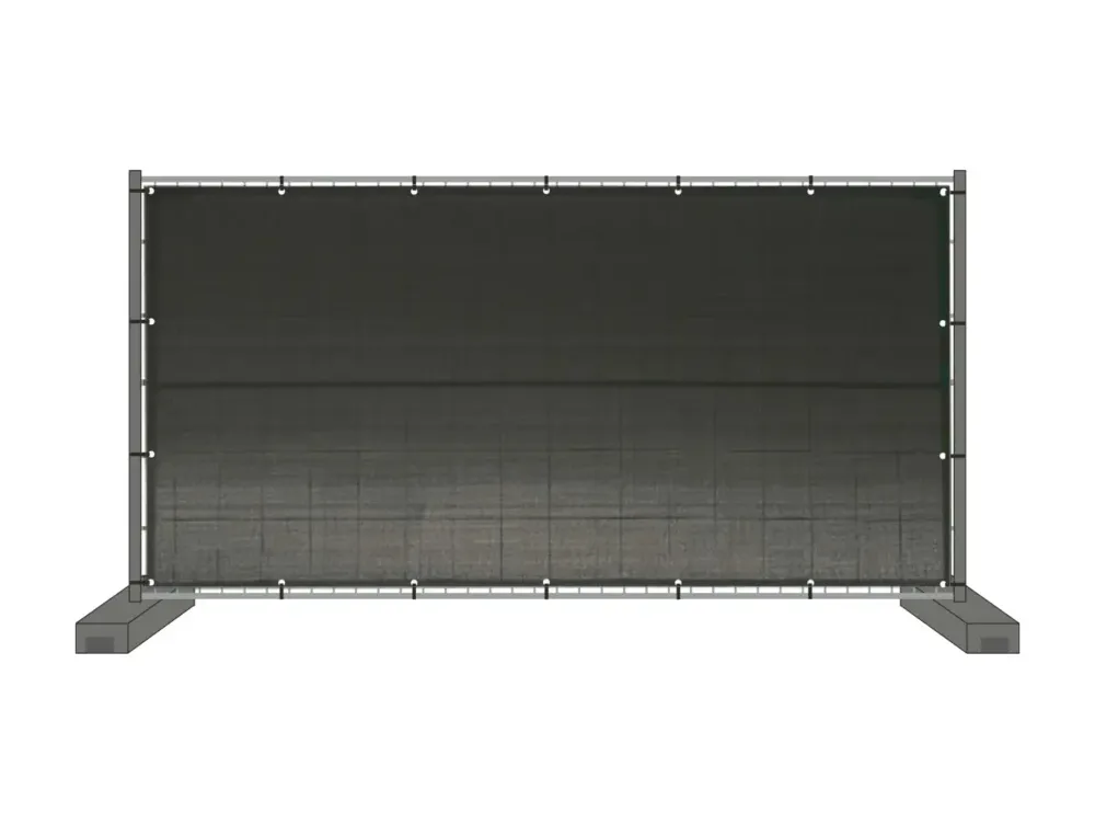 Mobilzaunnetz  Bauzaunnetz  Gewebe Farbe: Schwarz