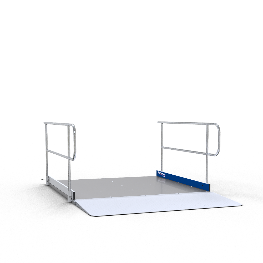 Auffahrrampe für Fußgängertunnel