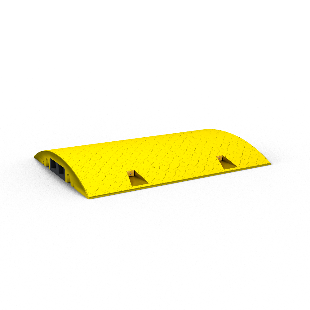 Kabelbrücke Rund 6 Durchlässe  Gelb oder Schwarz